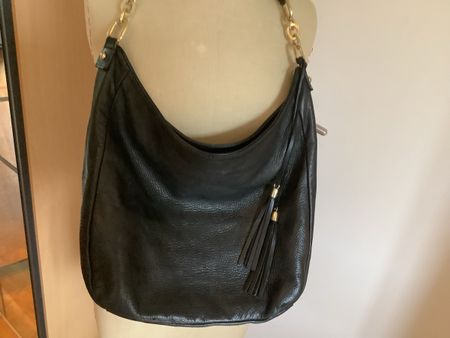 Handtasche Maddison Leder schwarz guter Zustand