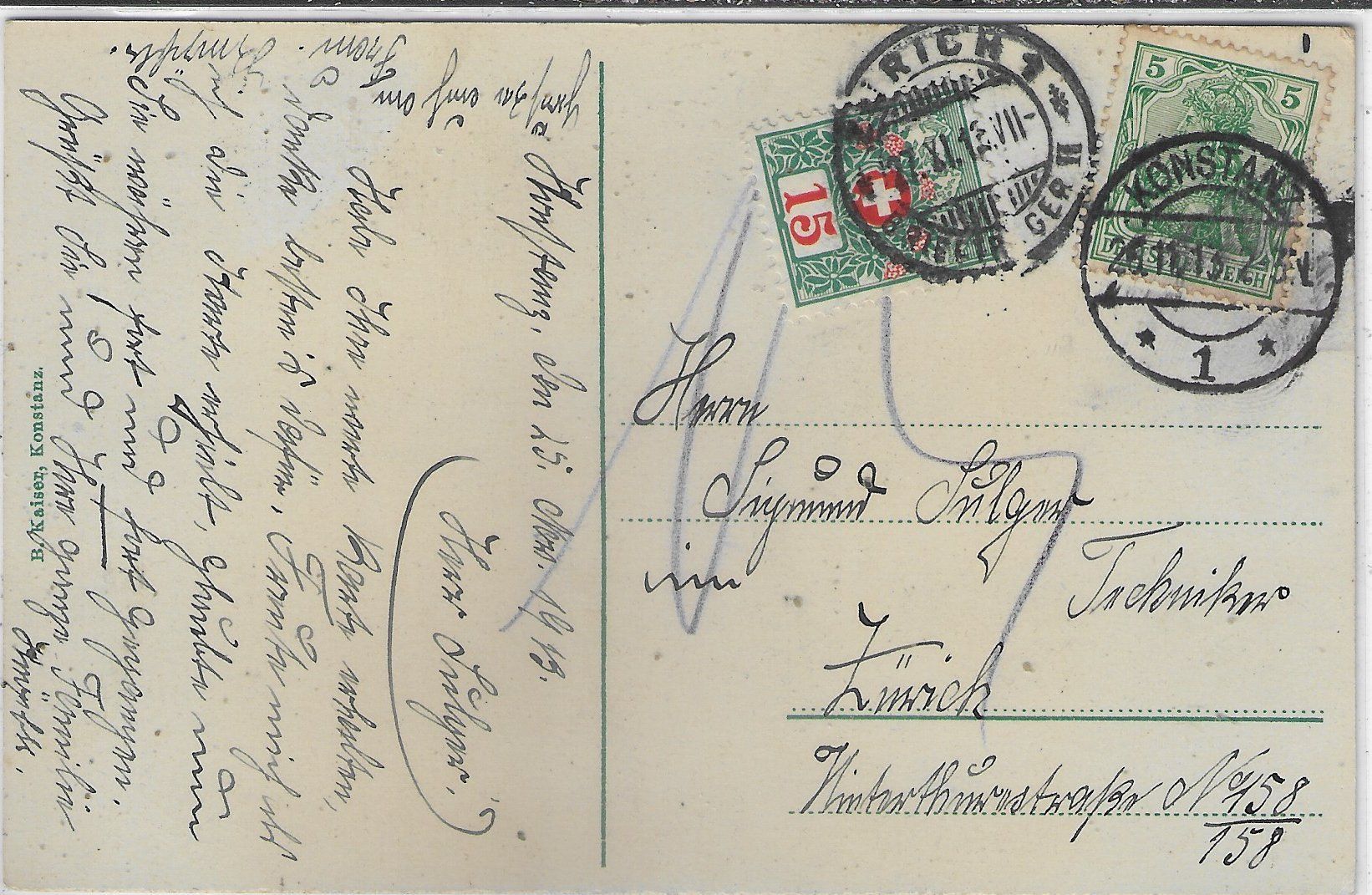 Cartoline postali: Konstanz - Dampfer "Neptun" – Usato da Ettingen venduto da Kartenplanet 1