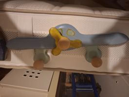Holz Flugzeug Wandhaken Kinderzimmer Dekoration