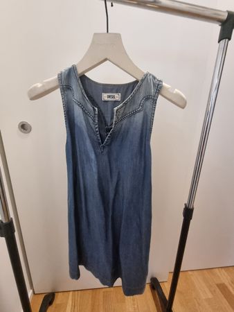Top d'été Diesel en jean, dos nu, taille S