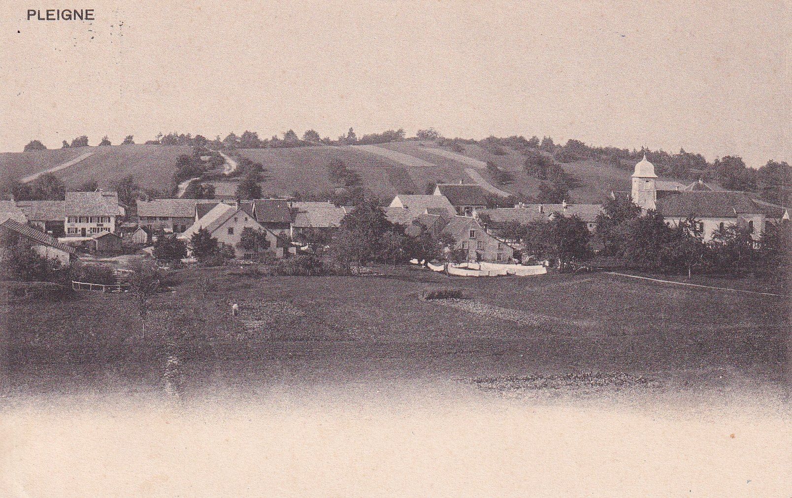 Cartoline postali: Pleigne   JU – Usato da Brig venduto da Valcards54