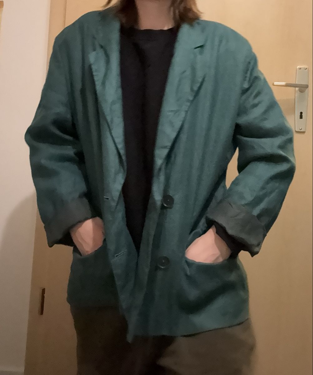 Giacche: Vintage Green Oversized Blazer – Usato da Gondiswil venduto da lor_2rkz 2