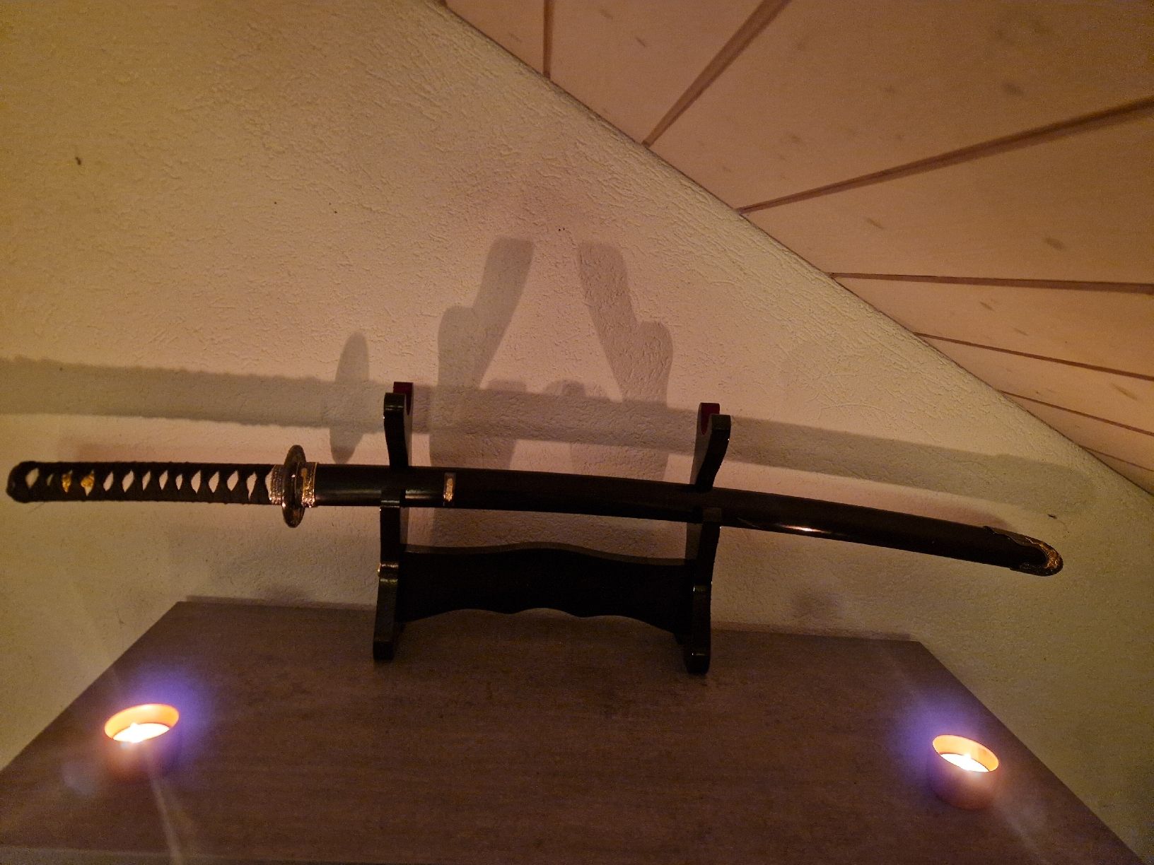 Internationale Kunst: Katana Black Tiger mit stumpfer Klinge – Gebraucht aus Hettlingen von mat_8pg6