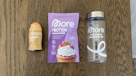 More Zerup Honey Melon, More Protein Schlagsahne, Flasche