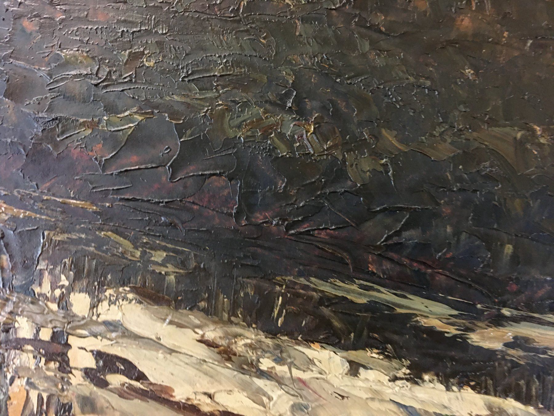 Gemälde: Oelgemälde - sehr alt / 99 x 79cm – Gebraucht aus Oftringen von Vucki 3