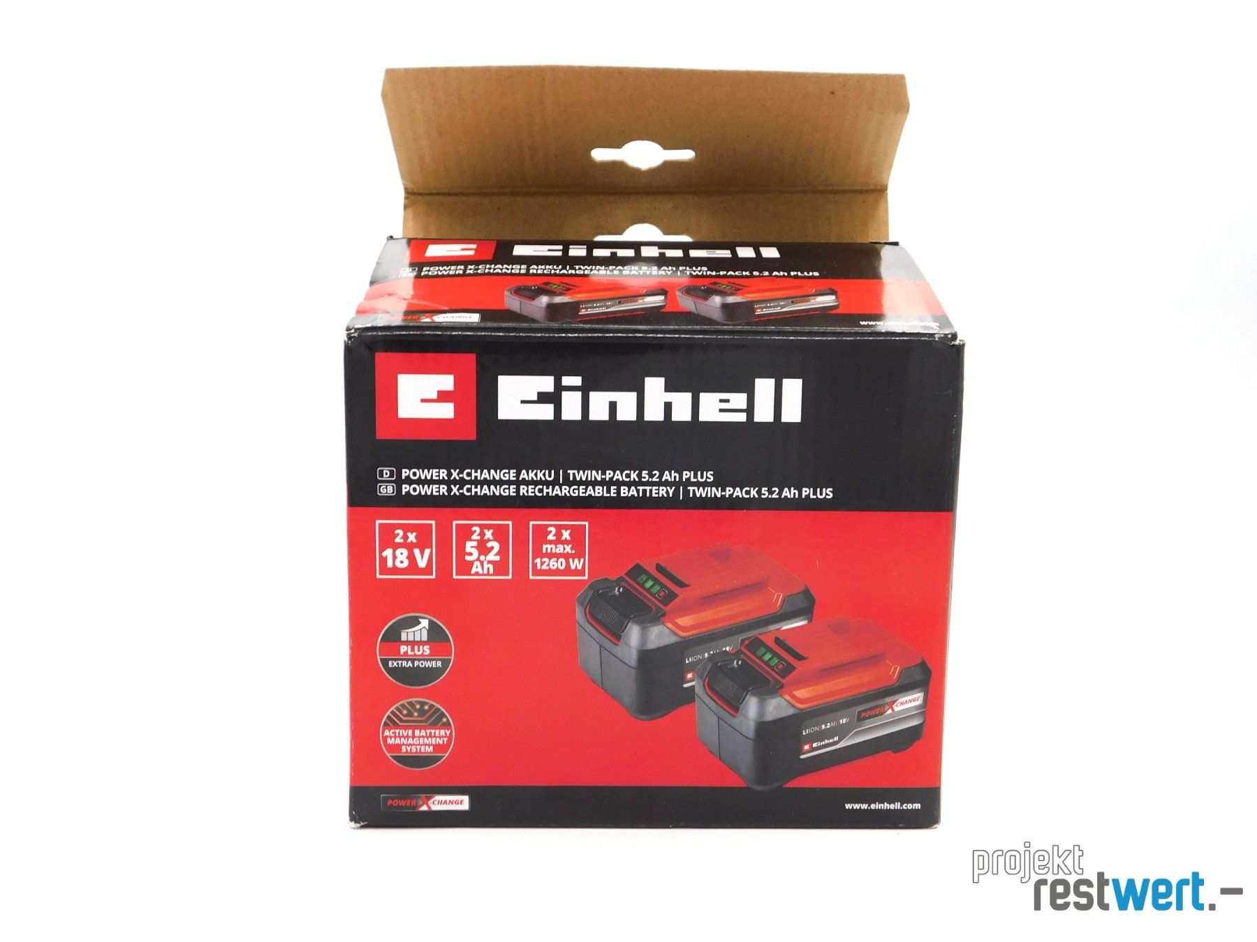 Einhell Caricatori & Batterie: Power X-Change Akku Twin-Pack von EINHELL – Nuovo (secondo la descrizione) da Bülach venduto da restwert_buelach 7