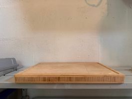 Schneidebrett aus Bambus 48x36 cm gebraucht guter Zustand