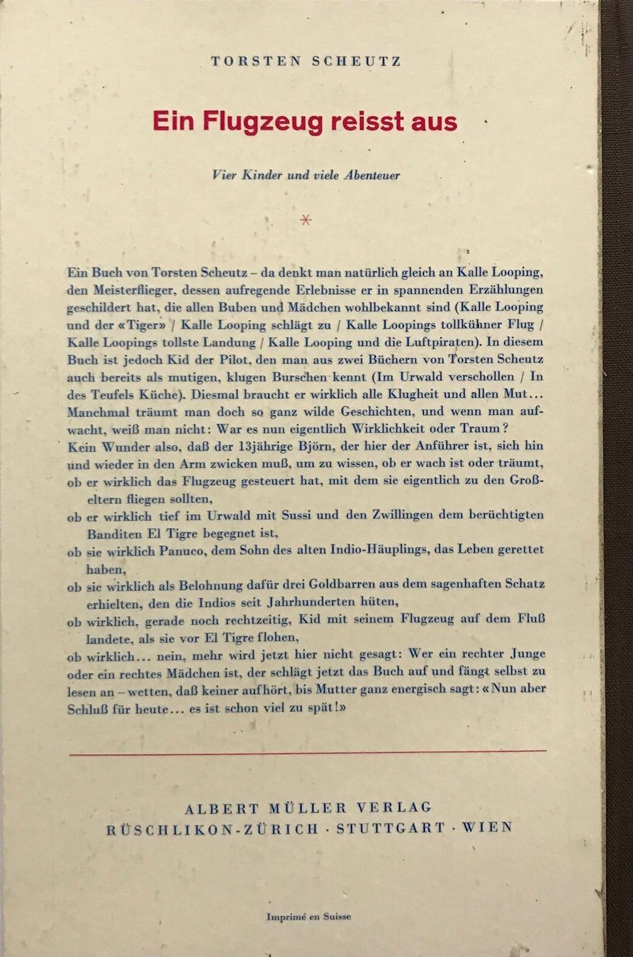 Libri: Ein Flugzeug reisst aus – Nuovo (secondo la descrizione) da Sarnen venduto da Livres 1