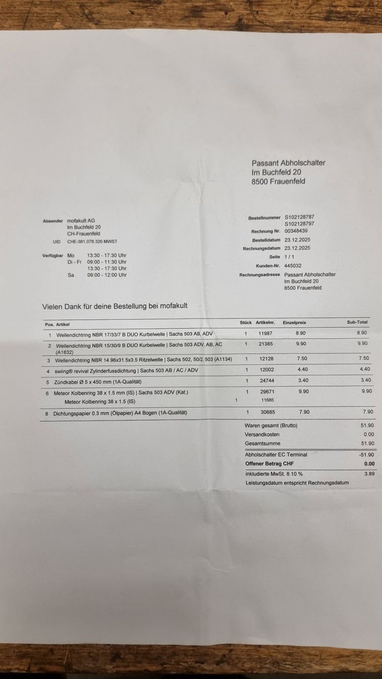 Sachs Ciclomotori: Sachs Pony 503 GTX Automat – Usato da jonschwil venduto da hornschlitten 7