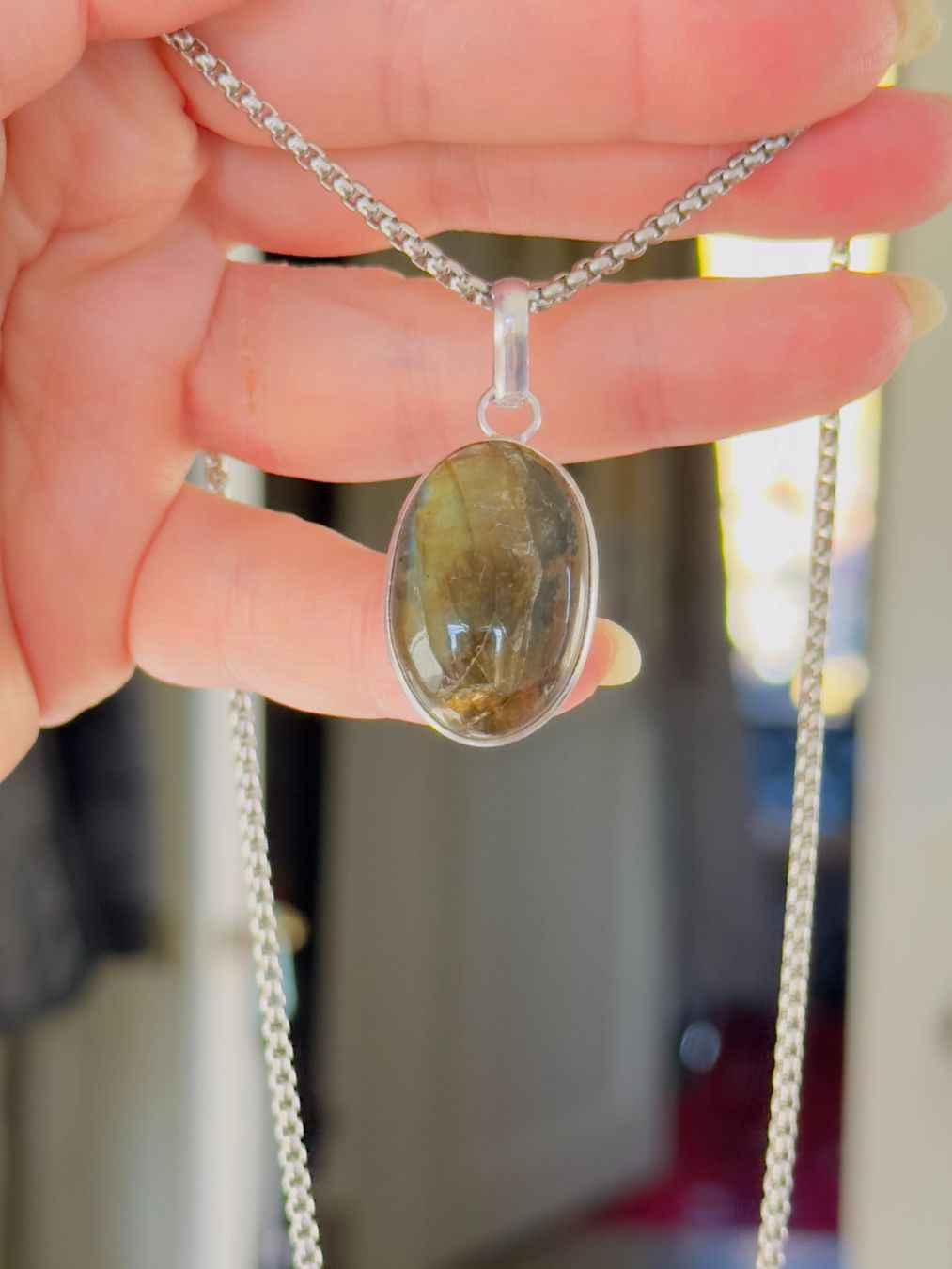 Catenine: Fashionable labradorite necklace – Nuovo e nell'imballaggio originale da Genève venduto da AGBERG 4