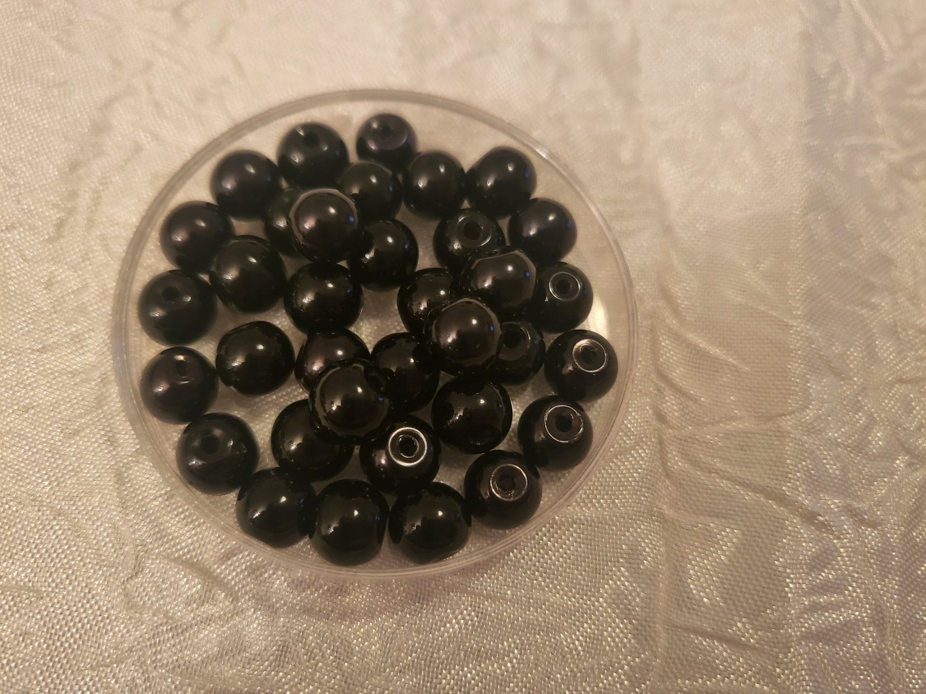 Perle (finte): Glaswachsperlen 6mm 50 stk – Nuovo (secondo la descrizione) da Dietikon venduto da Eleda 1