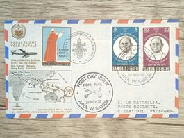 TR89 Enveloppe + Timbre Samoa 1970 Theme Aviation
