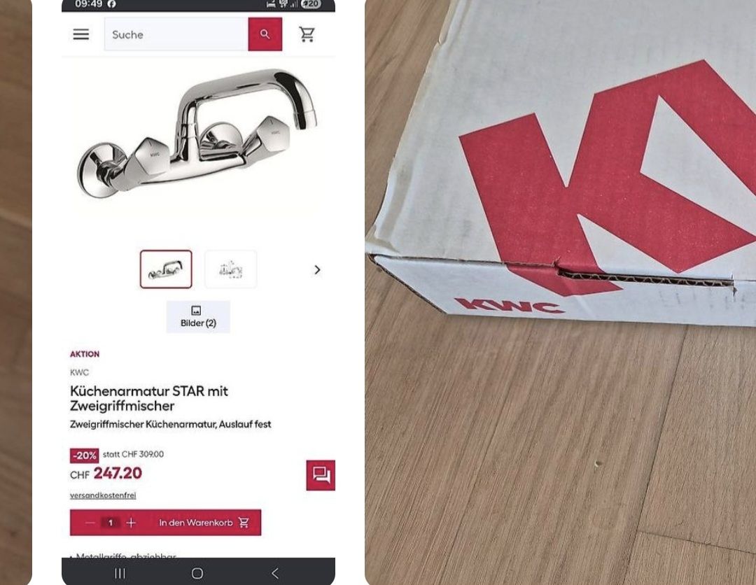 Kwc Armaturen: KWC Star – Neu und originalverpackt aus Urtenen-Schönbühl von ste_fdc2 1