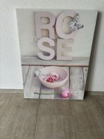 Wandbild Rose Blumen 60x80cm 