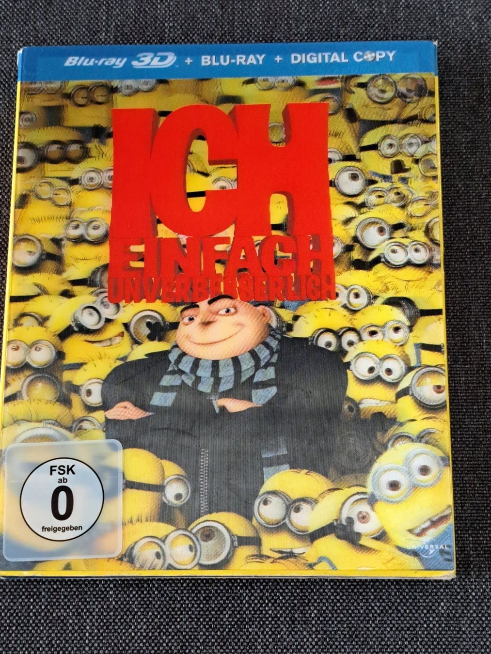Tutti i DVDs: Ich einfach unverbesserlich, Blu-Ray, 2 Disc Edition (2D+3D) – Usato da Unterseen venduto da Kanica