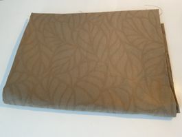 Stoff Blattmuster, braun, 140x85cm (t:2)