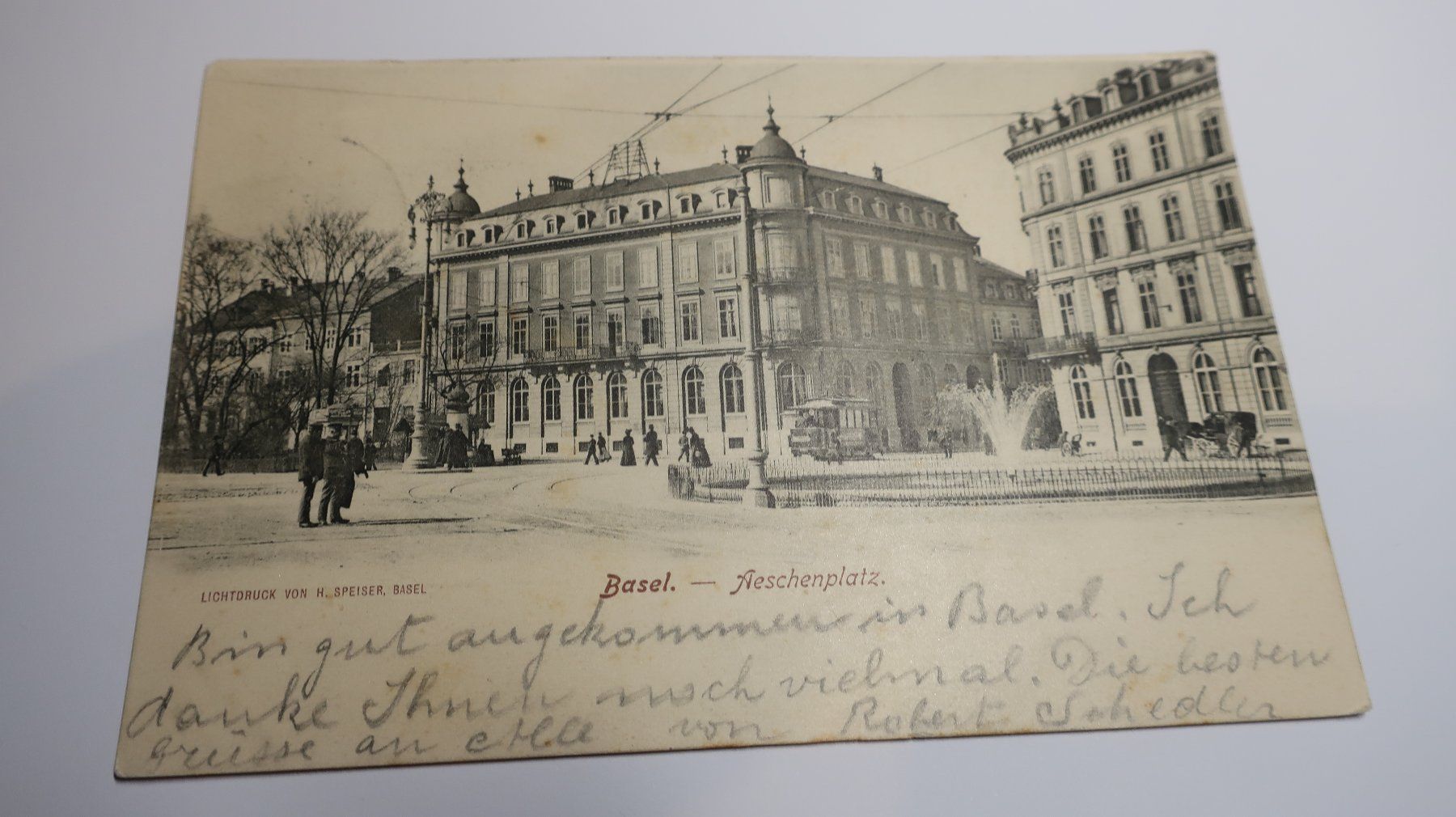 Cartoline postali: Basel - Aeschenplatz  1905 – Usato da Cormoret venduto da Pascalll2001 1