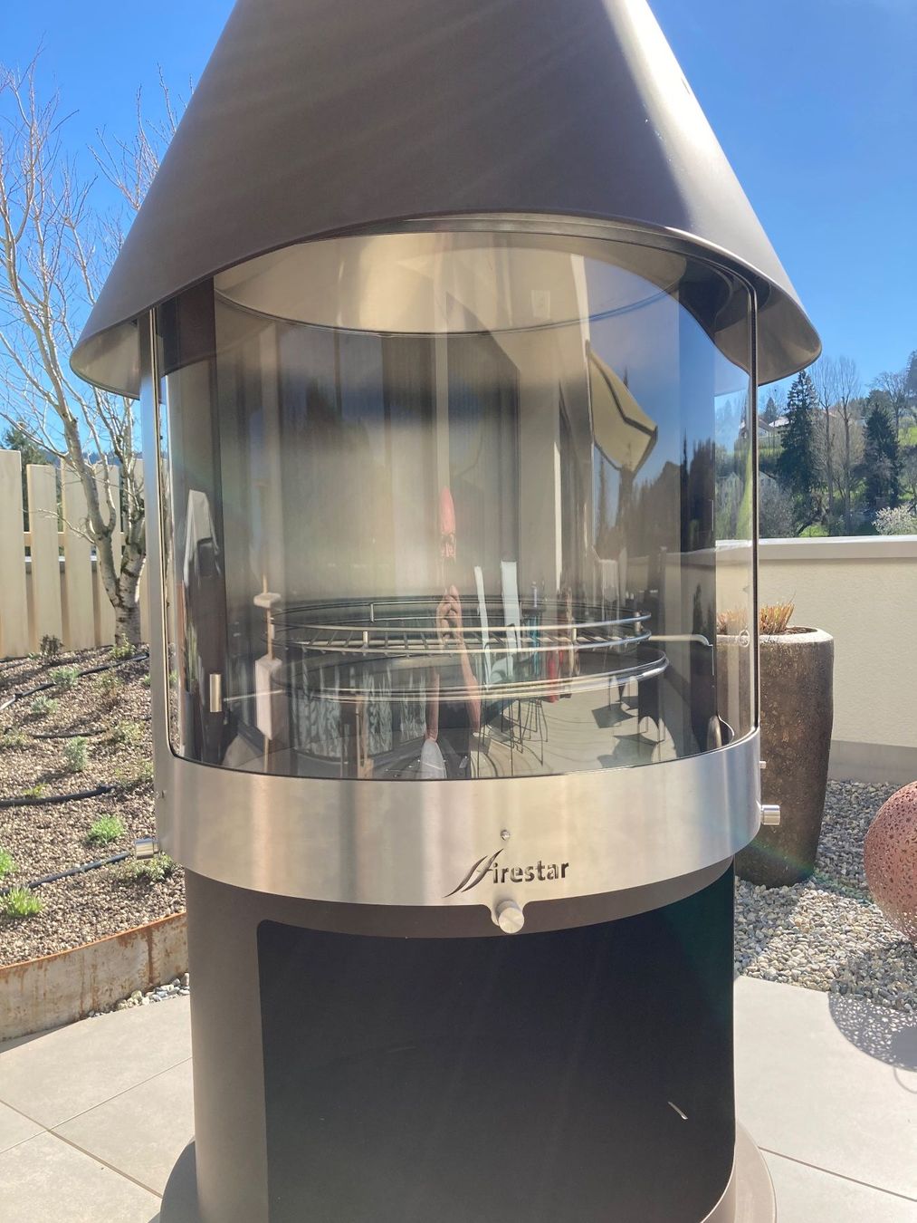 Camini: Mobiler Grillkamin Firestar DN 800 Swing Glas – Nuovo (secondo la descrizione) da Gontenschwil venduto da Zdravi 1
