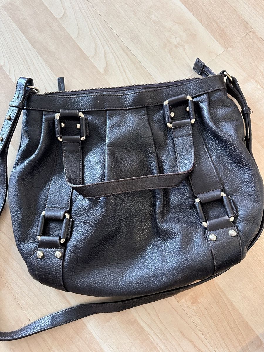 Max Mara Taschen: Tasche Max Mara Braun Leder Grunge – Gebraucht aus Zürich von rosolli 1
