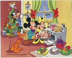 Block "Walt Disney. Micky Maus". Sierra Leone