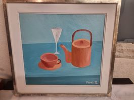 Originales Ölgemälde "Stillleben" von Pascal märki, 82