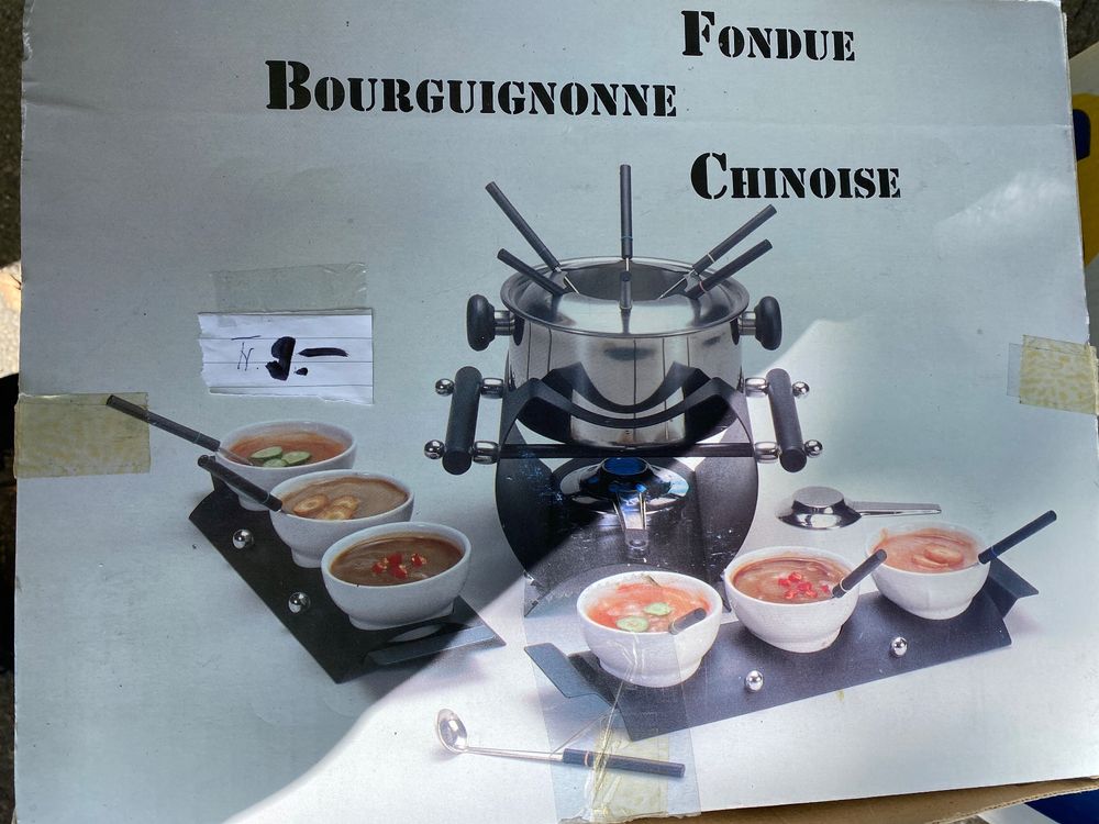 Fondue Bourguignonne und Chinoise Set Kaufen auf Ricardo
