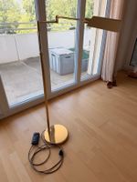Lampe sur pied métal doré réglable bon état