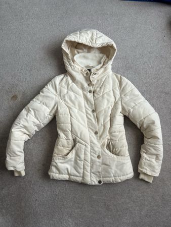 XS -Winterjacke - Warm Winter Padded Jacket, Cream