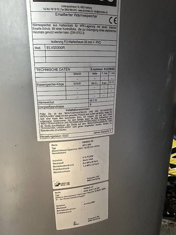 Sanitari: Wassererwärmer 300l – Usato da gränichen venduto da robin0080