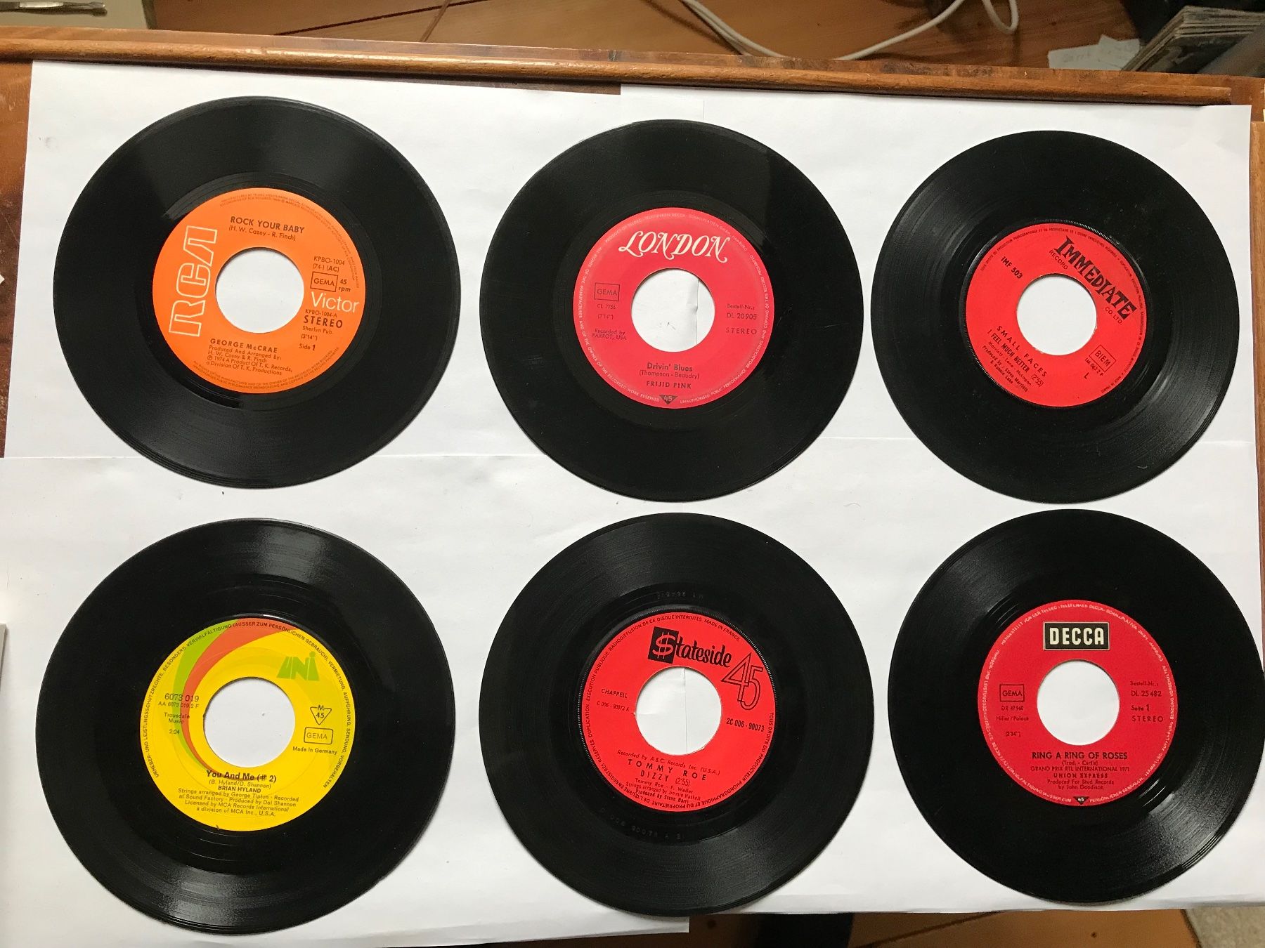 Dischi in vinile: single set nr. 10, verschiedene interpreten – Usato da liestal venduto da makai05