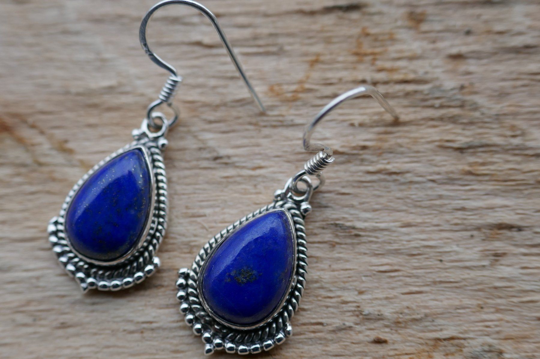 Orecchini pendenti & Orecchini a lobo: Ohrhänger Silber mit Lapislazuli – Nuovo (secondo la descrizione) da Arboldswil venduto da estrella925