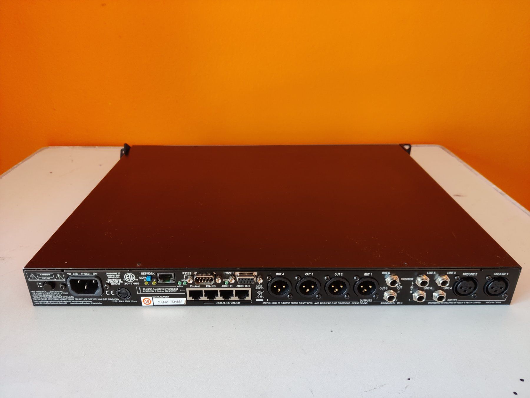 Allen & Heath Console di mixaggio: Allen & Heath iDR-4 Digital Audio Mix Processor – Usato da Viganello venduto da XTECHSTOREX 7