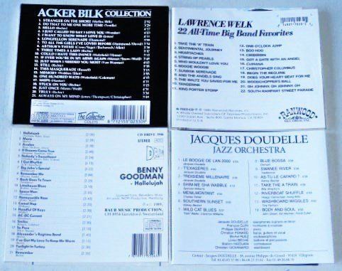 CD: 4CDds- Jacques Doudelle, Lawrence Welk, Acker Bilk & Goodman – Usato da Unterbäch venduto da xazuq 1