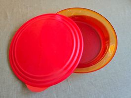 Servierschale von Tupperware orange/rot