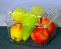Fruchtschalen transparent 1.5kg mit Deckel