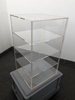 Acryl Vitrine mit 4 Etagen transparent gut erhalten