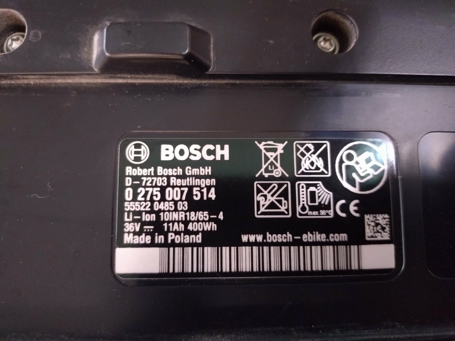 Bosch Batterie: Bosch E-Bike Akku 400Wh / 11Ah – Difettoso da Schwarzenbach SG venduto da Veloma 3
