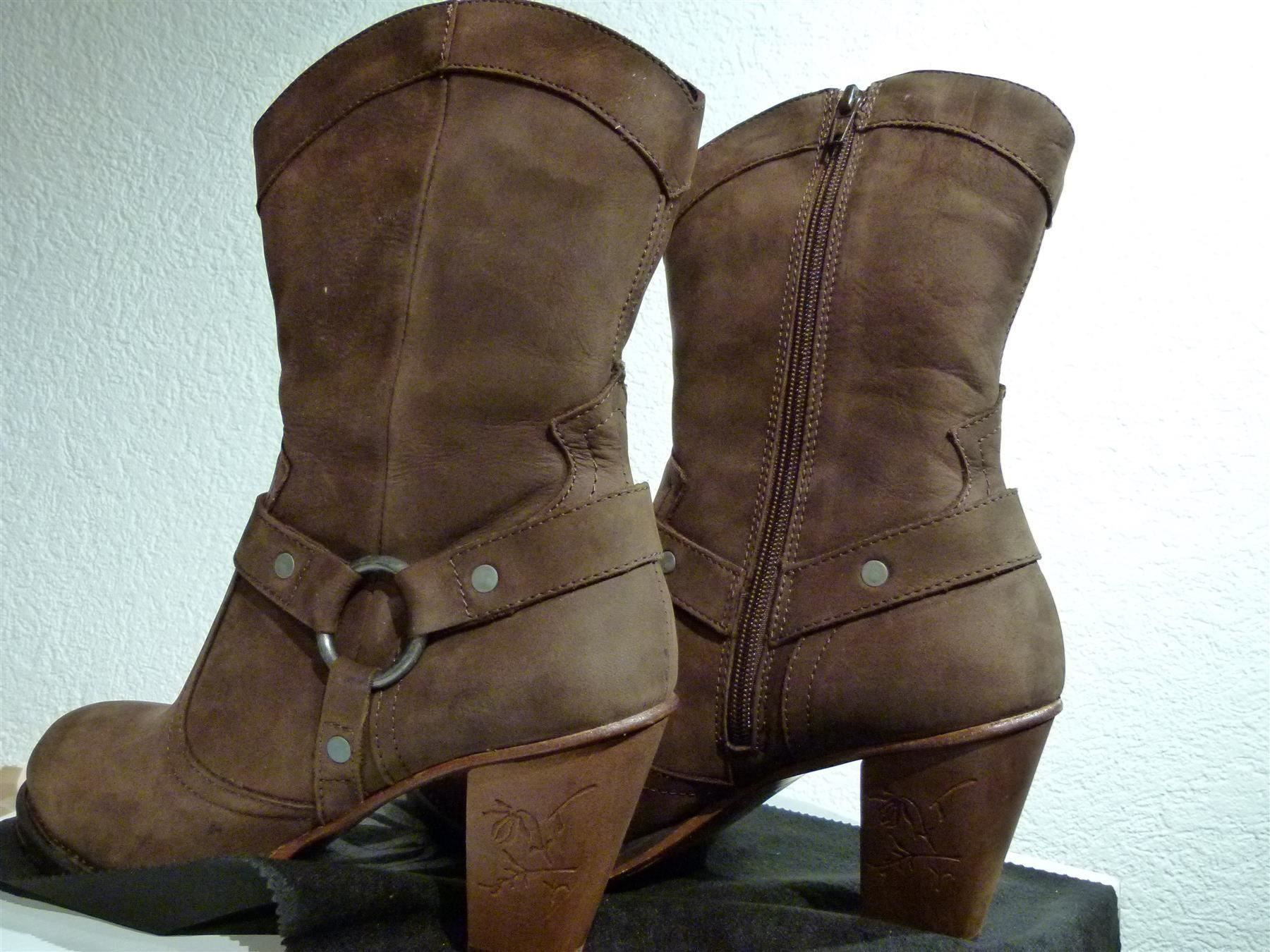 Neosens Scarpe da donna: Neosens Leder Stiefel Gr. 40 Lp,259_Fr. – Nuovo (secondo la descrizione) da Uerkheim venduto da Justi.y 2