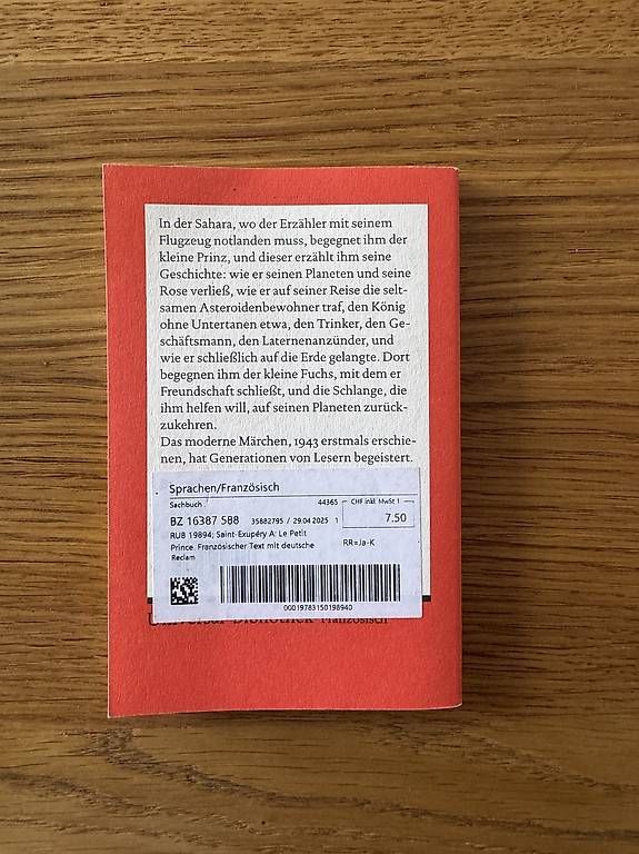 Libri: Le Petit Prince - Antoine de Saint - Exupéry – Usato da Fehraltorf venduto da eli_x28b 1
