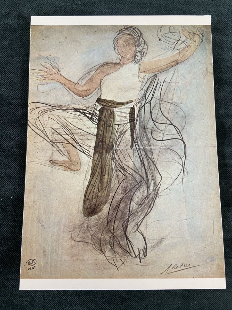 Cartoline postali: Auguste Rodin Postkarte Danseuse Cambodgienne  – Usato da Luzern venduto da waterfront1