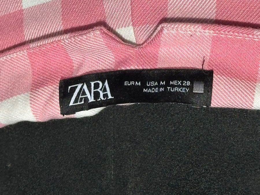 Zara Pantaloni: Pink Gingham High-Waisted Zara Pants, Size M – Nuovo (secondo la descrizione) da Zufikon venduto da Modestil365 7