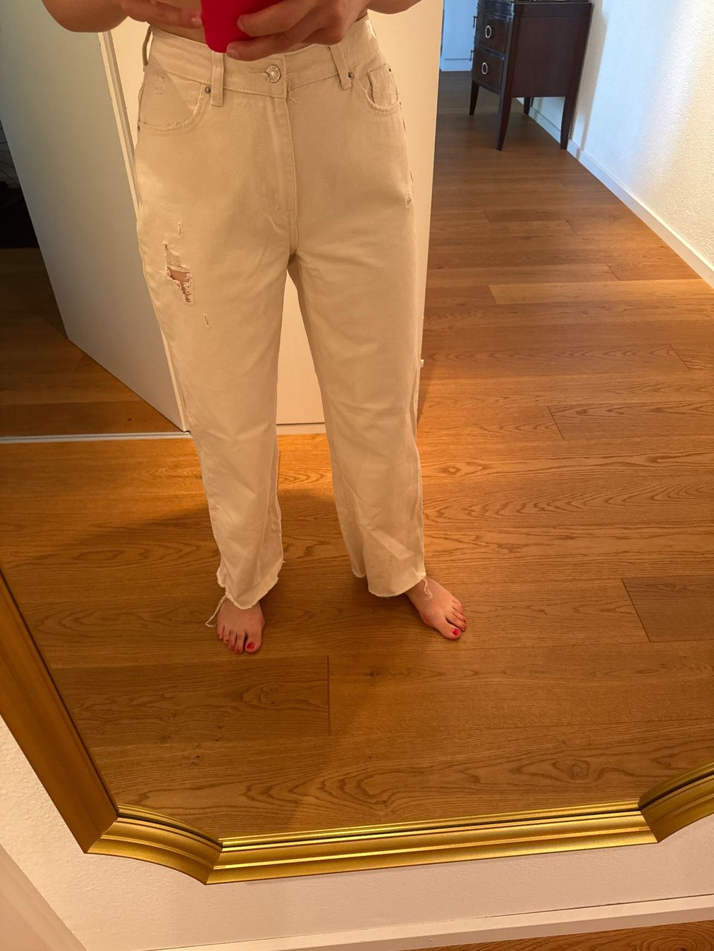 Jeans: Damen Jeans beige Grösse 36/38 – Gebraucht aus zug von MollyMoo28