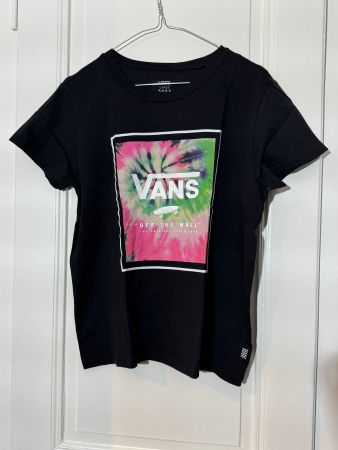 Vans T-Shirt, Grösse L / 40, Schwarz mit Aufdruck