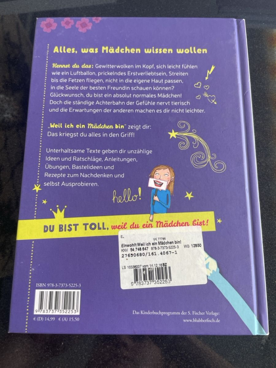Libri: Buch: Weil ich ein Mädchen bin – Nuovo (secondo la descrizione) da Thun venduto da bue_59vc 1