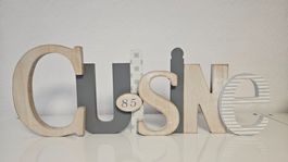 Stylisches CUISINE Holz-Dekoschild