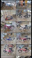 Diverse Fahrräder und Scooter