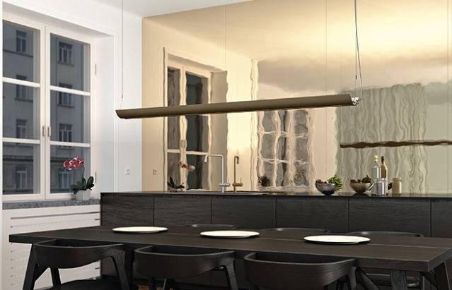 Belux Lampade: Belux Pendelleuchte Updown gold – Usato da Rothenburg venduto da Lampenoutlet 1