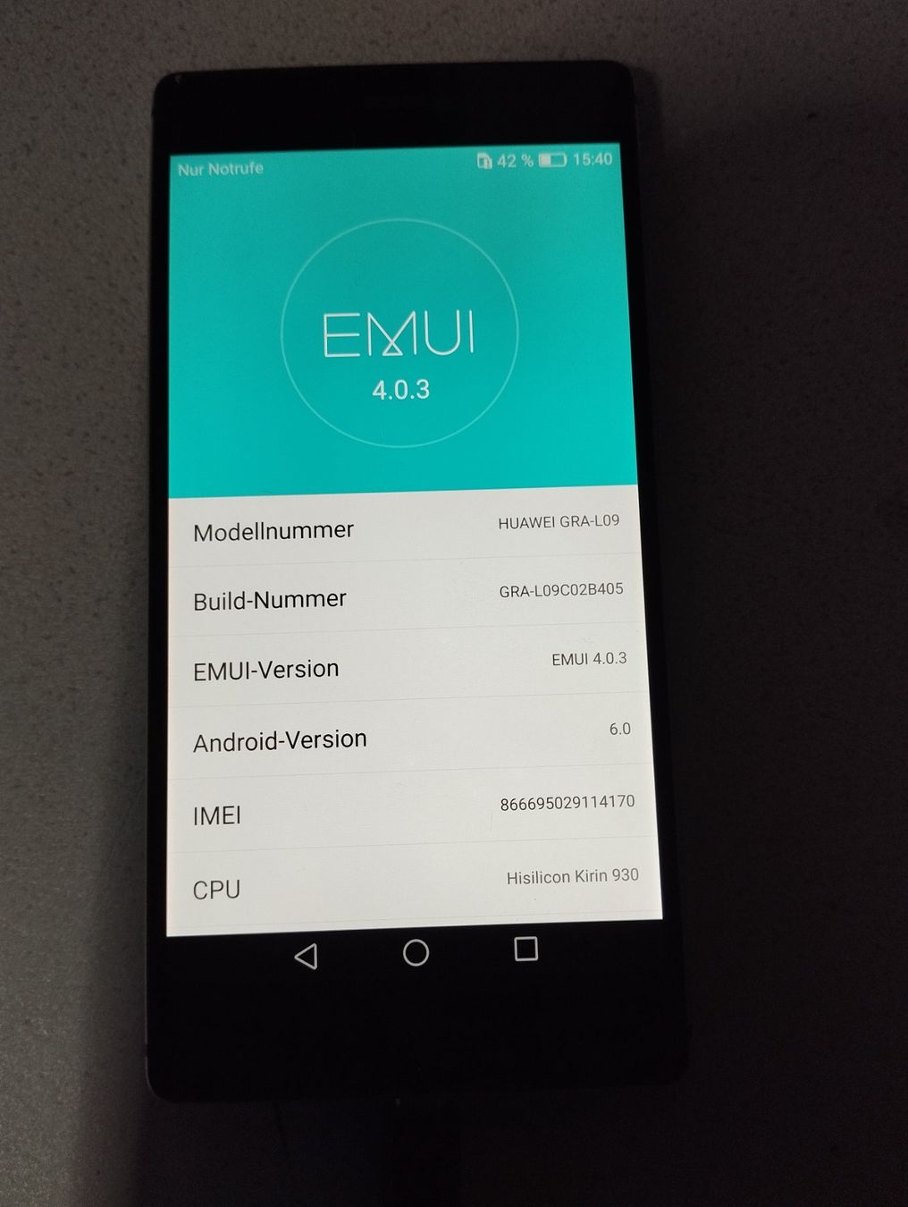 Huawei Telefoni cellulari / Smartphones: Huawei P8 GRA-L09 Android Handy – Usato da Birmensdorf ZH venduto da RehliAllerlei