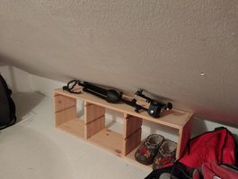 IKEA Regal aus Naturholz (mehrseitig verwendbar)