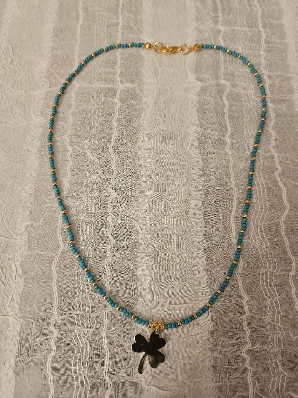 Catenine: Blaue Perlenkette mit Nazar-Amulett – Nuovo (secondo la descrizione) da Dietikon venduto da Eleda 3